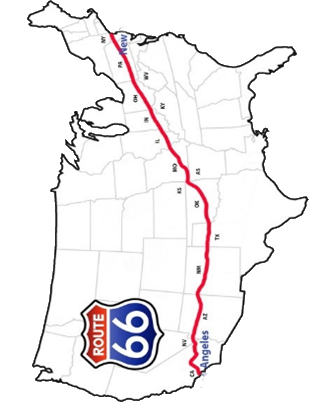 USA map flipped transparent