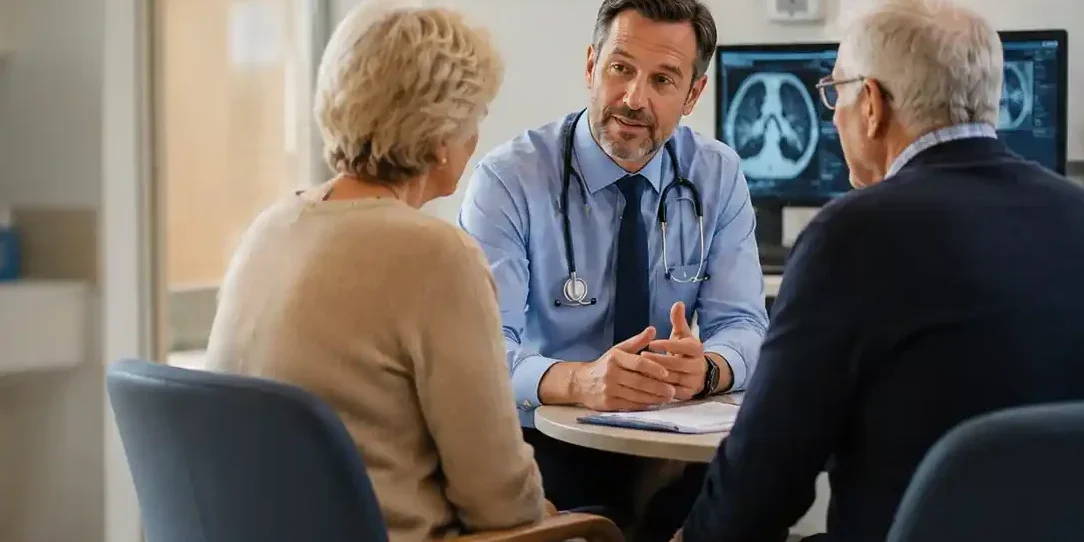 Reassuring Consultation in a Modern Clinic - Diagnosis  CROP.webp
