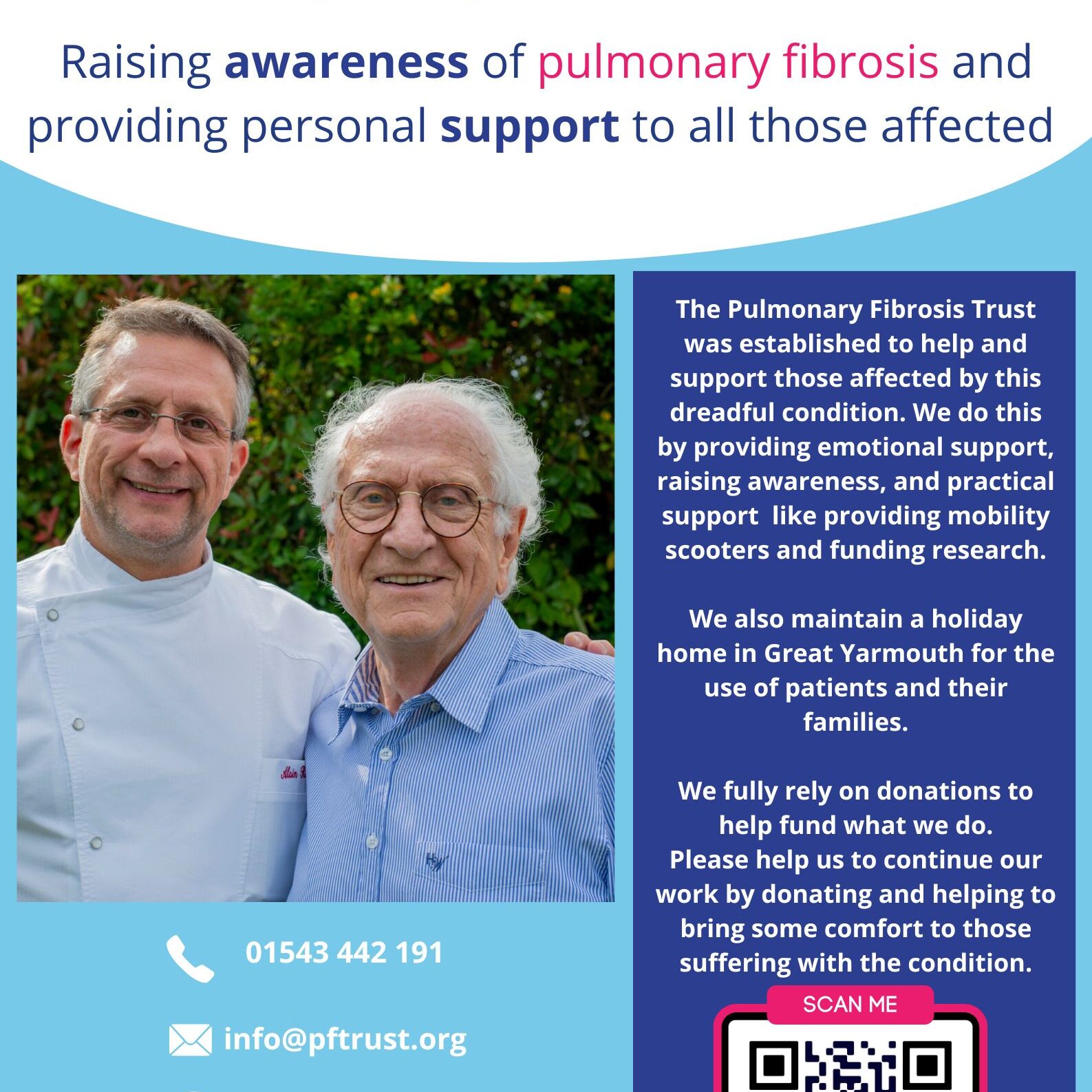 Updated 2026 Pulmonary Fibrosis Trust new logo- poster